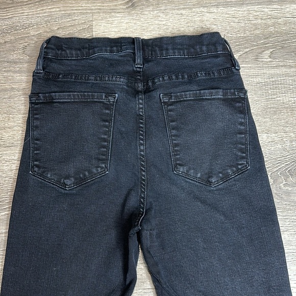 FRAME DENIM Ali High Rise Skinny Jeans in Black Sz 26 - Picture 7 of 14